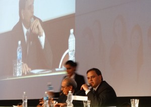 O presidente da OAB Campinas, Daniel Blikstein presidiu a mesa na palestra de abertura